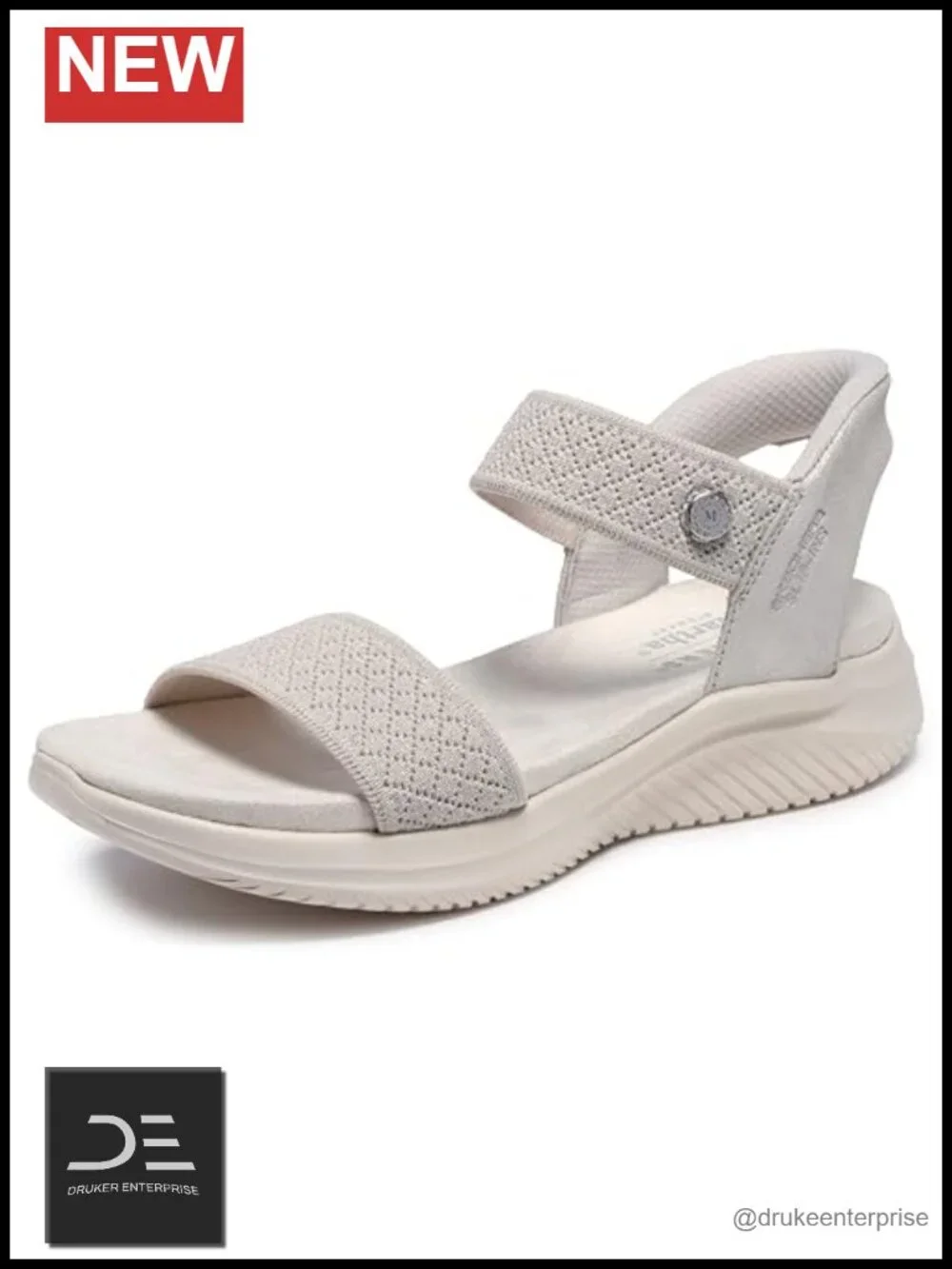 Skechers Women's Ultra Flex 3.0 Slide Sandals Yoga Foam Comfort Wedge